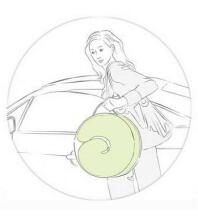 Spilvens-pakavs PHYSIO DUO "Diamonds&amp;circles" jersī, CEBA BABY(705)  