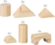 Relaxdays Wooden Building Blocks Art.123809