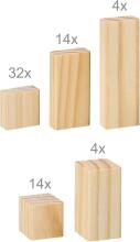 Relaxdays Wooden Building Blocks Art.123809