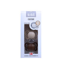 Bibs Couture Art.124826 Vanilla /Mocha, 100% natural.
