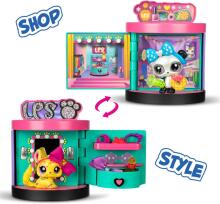 Littlest Pet Shop Sweet And Stylish Set – 3 Pet Figures, 15 Accessories & Roblox Code Art. BF00722