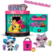 Littlest Pet Shop Sweet And Stylish Set – 3 Pet Figures, 15 Accessories & Roblox Code Art. BF00722