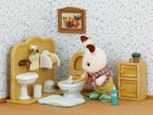 Sylvanian Families Chocolate Bunny Brother Bathroom Set Art.5015