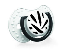 LOVI silicone dynamic soother Salt&Pepper 3-6m, 2 pcs, 22/878