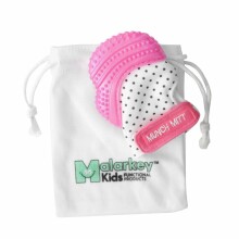 MUNCH BABY teething mitten Pink Polka Dots MM05P