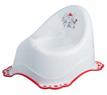 MALTEX chamber pot with music and antislip rubber White/Grey The Family 5832