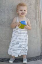 BOON sippy cup 300ml 9m+ Teal/Yellow B11059