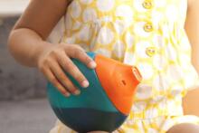 BOON sippy cup 300ml 9m+ Blue/Orange B11055