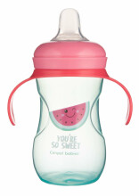 CANPOL BABIES training cup with silicone spout So Cool 270ml, 57/304_pin