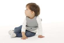 MINIKOIOI size adjustable silicone bib Grey 101020005