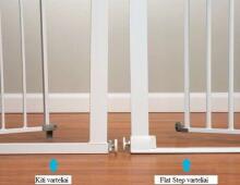 SAFETY 1ST drošības vārtiņi Flat Step 73-80 cm White Metal 2443431000