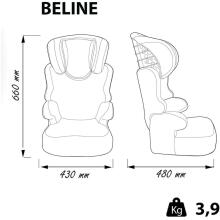 NANIA autokrēsls Beline Linea gris 586541
