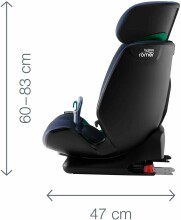 BRITAX autokrēsls ADVANSAFIX M i-SIZE Cosmos Black 2000034305
