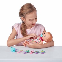 „SPARKLE GIRLZ“ kalbanti lėlė-kūdikis Mielieji su maitinimo rinkiniu EE, 10078_ee