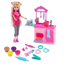 SPARKLE GIRLZ 27cm komplekts ar lelli Doll Bake Off, 100183