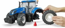 BRUDER Jaunais Holland T7.315 traktors ar priekšējo iekraušanas sistēmu, 3121