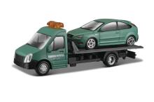 BBURAGO 1/43 Street Fire evakuators Flatbed Transport, 18-31400
