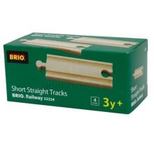 BRIO Īsie taisni dzelzceļa posmi, 33334