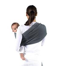 La bebe™  Nursing Sling Satin Art.127260 Grey