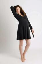 La Bebe™ Nursing Cotton Dress Donna Art.127325 Coral Red