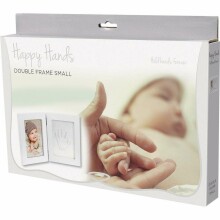 Dooky Happy Hands käe- ja jalajälje komplekt raamiga 26x17 cm White
