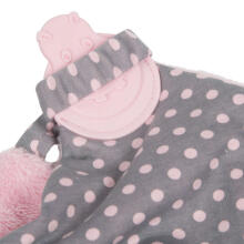 CHEEKY CHOMPERS miega lupatiņa Polka Dot Pink 035