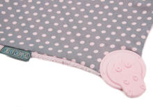CHEEKY CHOMPERS miega lupatiņa Polka Dot Pink 035