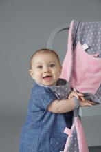 CHEEKY CHOMPERS miega lupatiņa Polka Dot Pink 035