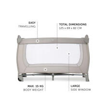 HAUCK gultiņa-manēža Sleep N Play Go Plus Beige