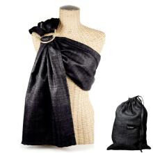 La bebe™ Nursing Sling VIP Linen  Art. 127911 Black Natural linen