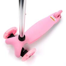 Meteor® Scooter Tucan  Led Art.22502 Pink Children's scooter higher quality with light effects