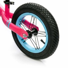 Meteor® Balance Bike Art.	22532 Pink Laste jalgratta jooksja, metallraamiga 12 ''