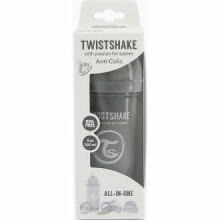 Twistshake Anti Colic Art.128084 Pastel Grey Söötmisšeiker 260 ml