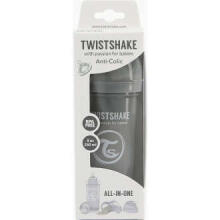 Twistshake Anti Colic Art.128084 Pastel Grey Feeding shaker bottle 260 ml