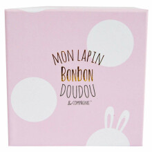 DOUDOU ET COMPAGNIE plīša rotaļlietas Rabbit Bonbon 20 cm, pink, 1239