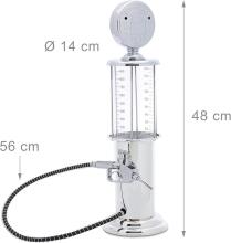 Relaxdays Chrome Drink Dispenser Art.128502 Диспенсер для напитков ,900мл