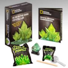 NATIONAL GEOGRAPHIC  tumsā spīdošs kristāls Green, NGGIDCRYSTAL