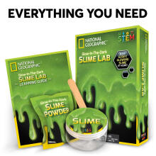 NATIONAL GEOGRAPHIC Slime zinātniskais komplekts Green, NGSLIME
