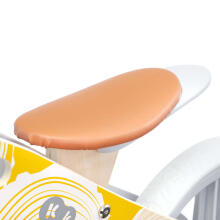KinderKraft'21 Runner Natural Yellow Art.KRRUNN00YEL0000  Детский велосипед/бегунок с деревянной рамой