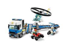 60244 LEGO® City Policijas helikoptera transportauto