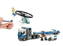 60244 LEGO® City Policijas helikoptera transportauto