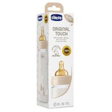 Chicco Original Touch Anticolic Baby Bottle Art.129087 Latex Feeding Bottle 330 ml