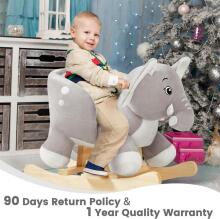 Kidsworld Rocking Chair Art.129613 Soft rocking chair with back support