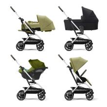 Cybex Eezy S Twist+ 2 buggy Nature Green, silver frame