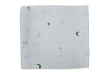 Jollein Muslin Mouth Cloth Stargaze Leaf Green Art.537-848-66091