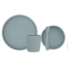 Jollein Dinner Set Silicone Storm Grey Art.705-007-65308