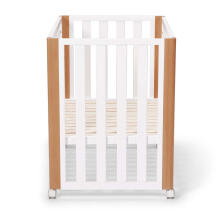 Kinder Kraft Koya Art.KFKOYA00WHT0000 White  Wooden cot 120x60cm