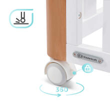 Kinder Kraft Koya Art.KFKOYA00WHT0000 White  Wooden cot 120x60cm