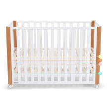 Kinder Kraft Koya Art.KFKOYA00WHT0000 White  Wooden cot 120x60cm