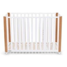 Kinder Kraft Koya Art.KFKOYA00WHT0000 White  Wooden cot 120x60cm